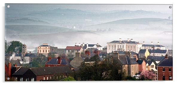 Misty Morning Downpatrick Acrylic by pauline morris