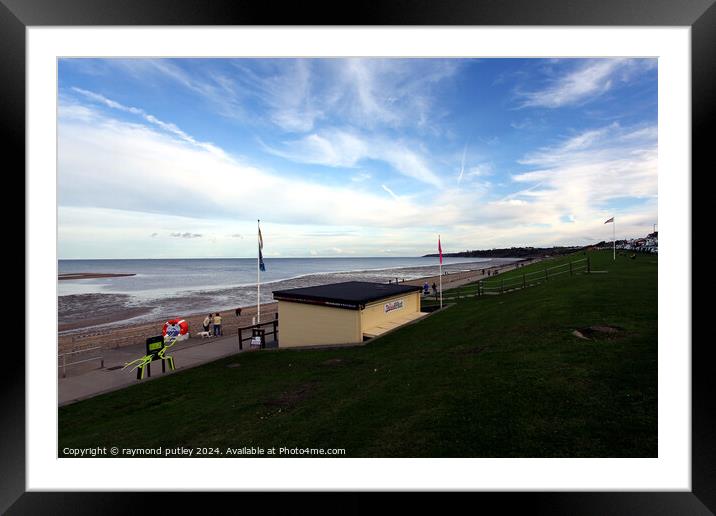 Minster-on-sea Seaside Framed Mounted Print by Ray Putley