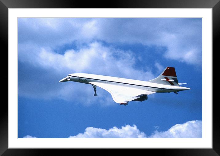 Concorde Framed Mounted Print by david harding
