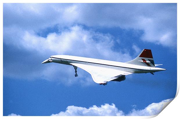 Concorde Print by david harding