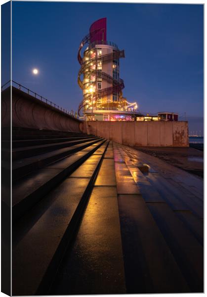 Redcar beacon Canvas Print by Kevin Winter