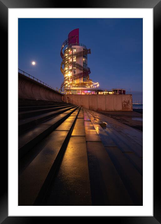 Redcar beacon Framed Mounted Print by Kevin Winter