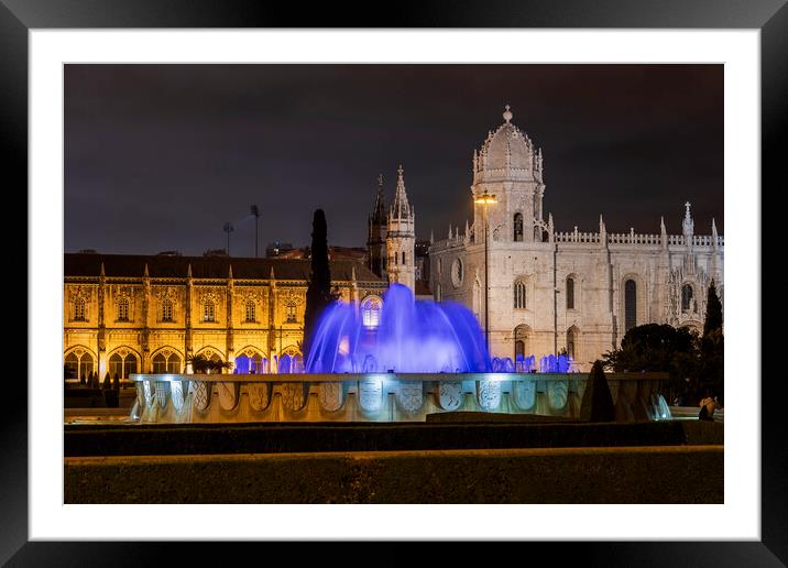 Jeronimos Monastery and Church of Santa Maria de Belem Framed Mounted Print by Artur Bogacki