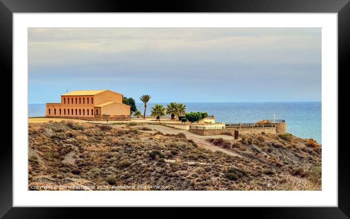 Abandoned Guardia Civil Retirement Home Framed Mounted Print by Marie Castagnoli