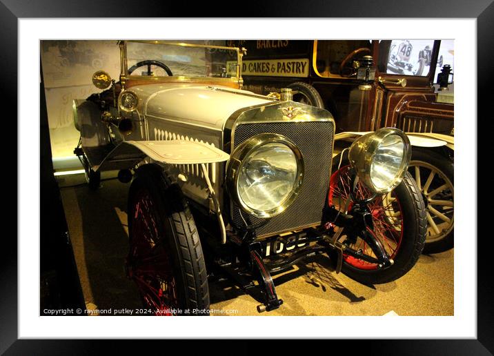 Beaulieu Car Museum. Framed Mounted Print by Ray Putley
