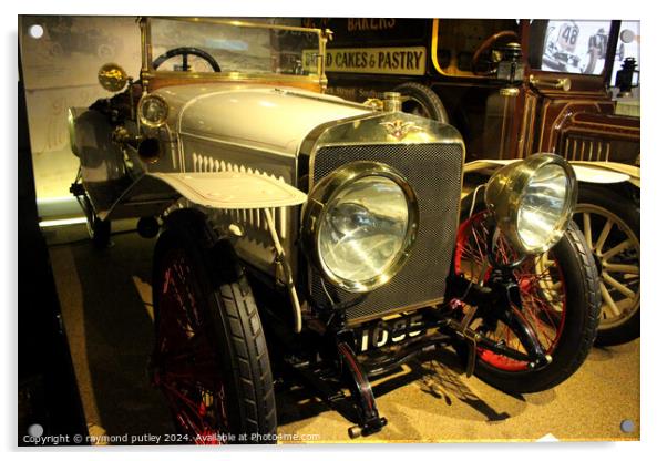 Beaulieu Car Museum. Acrylic by Ray Putley