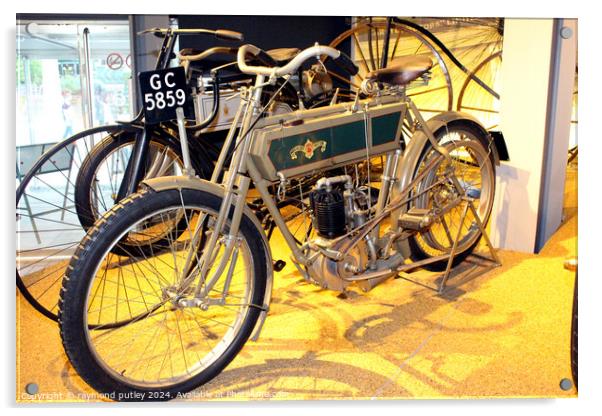 1905 Matchless 2½hp Acrylic by Ray Putley