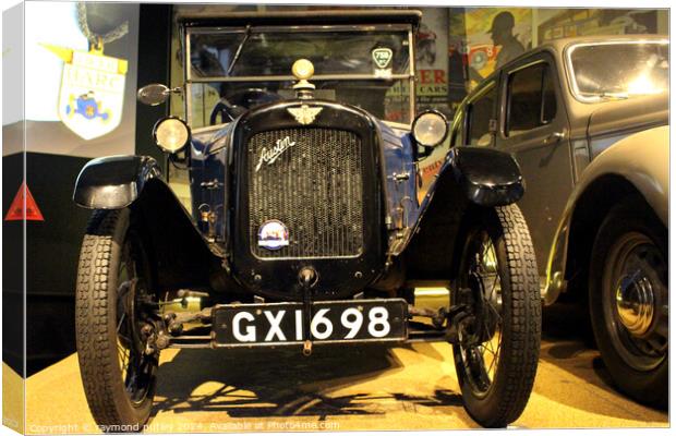 Austin Car at the Beaulieu Car Museum. Canvas Print by Ray Putley