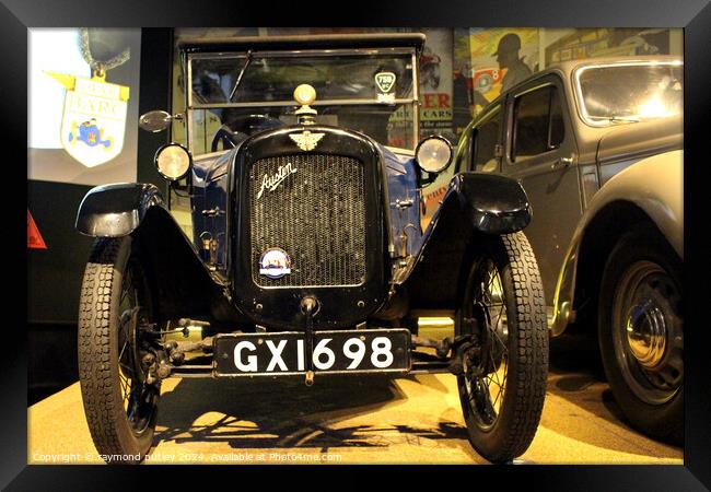 Austin Car at the Beaulieu Car Museum. Framed Print by Ray Putley
