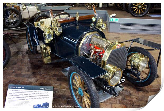Bugatti Type 15 Print by Ray Putley