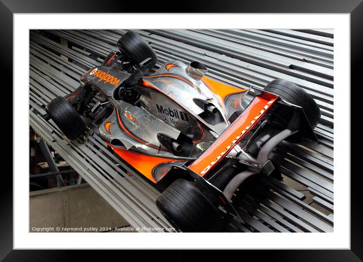 McLaren Mercedes MP4/21 Framed Mounted Print by Ray Putley