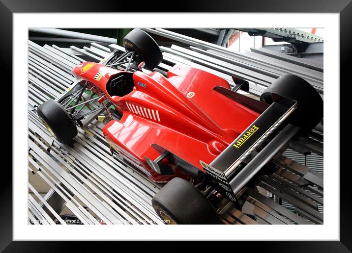 Michael Schumacher’s Ferrari F310 V10 Replica Framed Mounted Print by Ray Putley