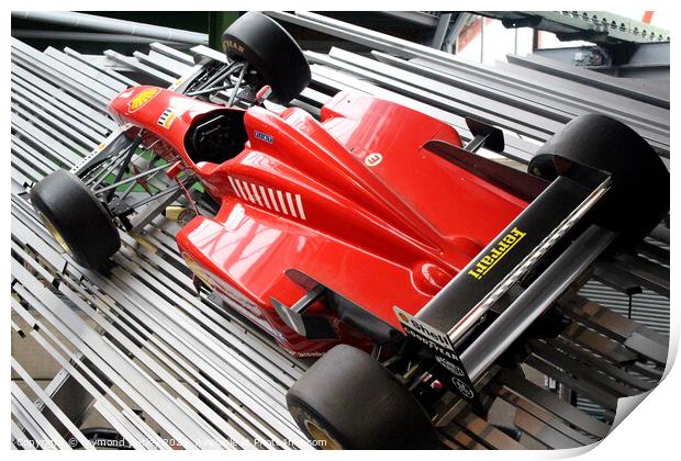 Michael Schumacher’s Ferrari F310 V10 Replica Print by Ray Putley