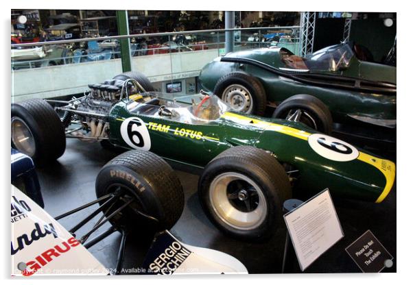 Team Lotus Race Car at Beaulieu Motor Museum  Acrylic by Ray Putley