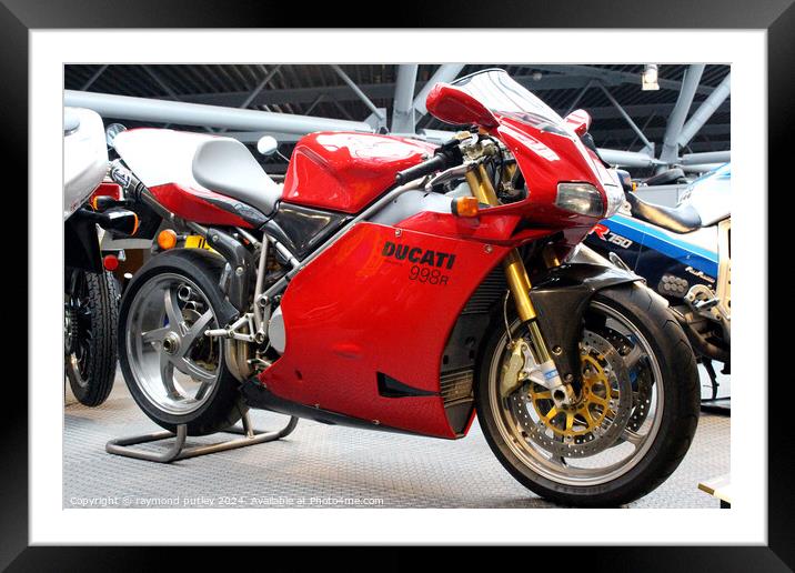 2002 Ducati 998R Framed Mounted Print by Ray Putley