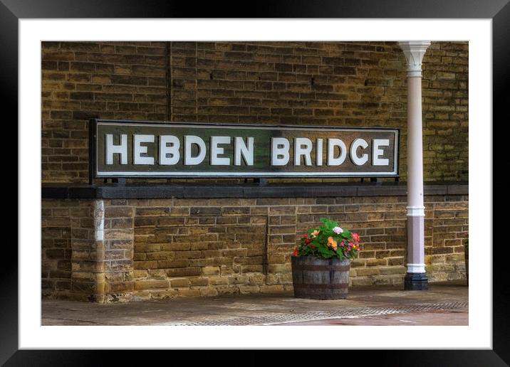 Hebden Bridge Framed Mounted Print by Glen Allen