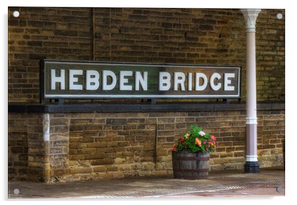 Hebden Bridge Acrylic by Glen Allen
