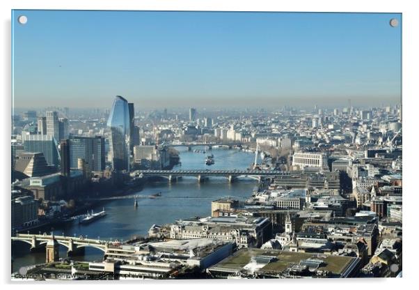  View of London Acrylic by Tony Williams. Photography email tony-williams53@sky.com
