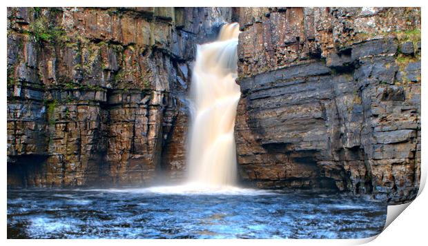 High Force Waterfall Print by Steve Smith