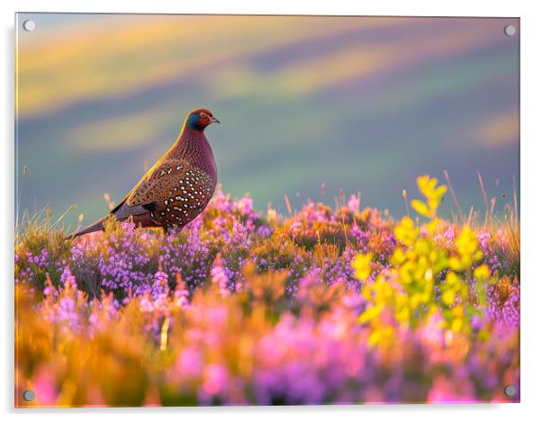 Red Grouse Acrylic by T2 