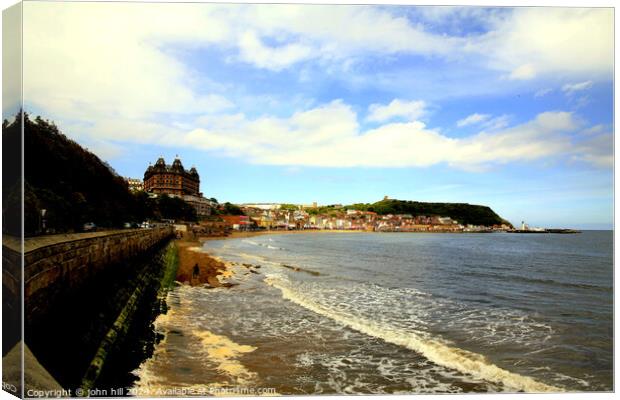 Scarborough,  North Yorkshire, UK. Canvas Print by john hill