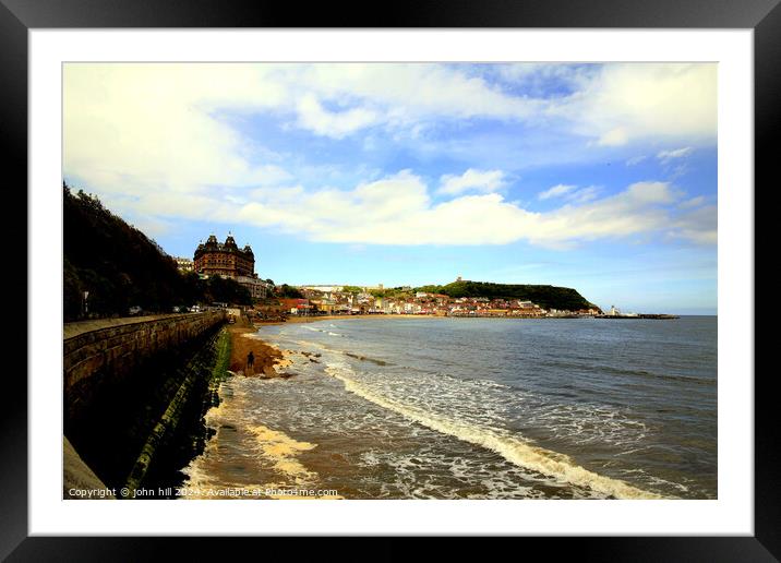 Scarborough,  North Yorkshire, UK. Framed Mounted Print by john hill