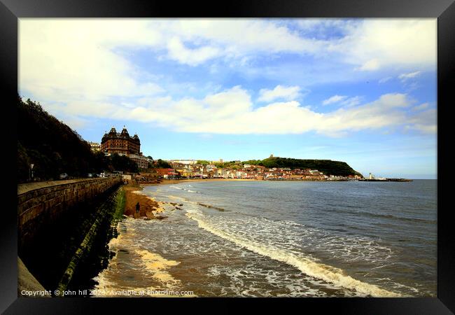 Scarborough,  North Yorkshire, UK. Framed Print by john hill