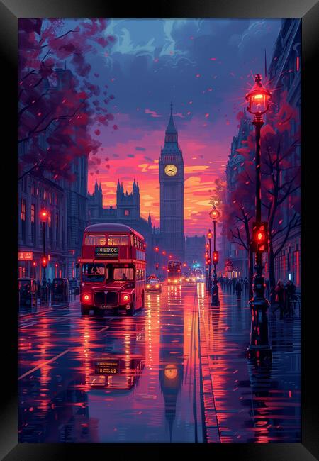 London Calling Framed Print by T2 