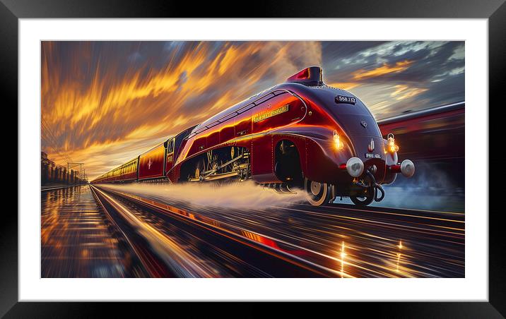 Mallard Reimagined (5 of 6) Framed Mounted Print by T2 