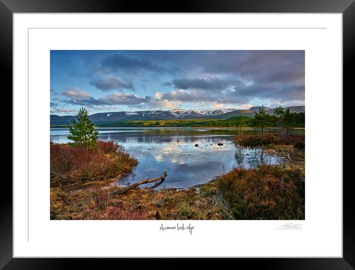 Aviemore loch edge Framed Mounted Print by JC studios LRPS ARPS