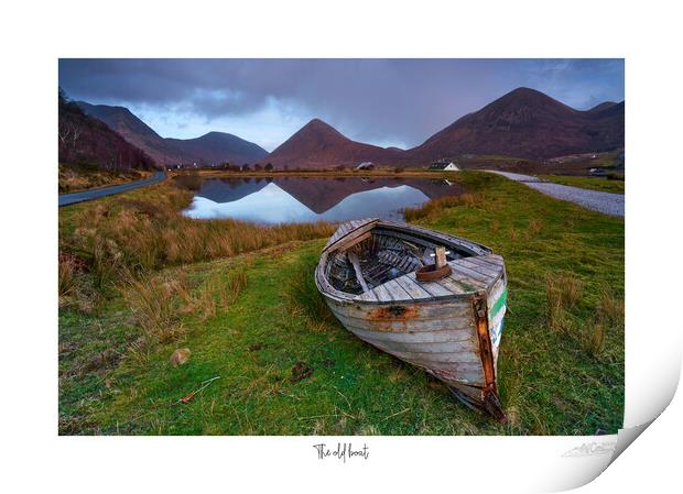 The old boat Print by JC studios LRPS ARPS