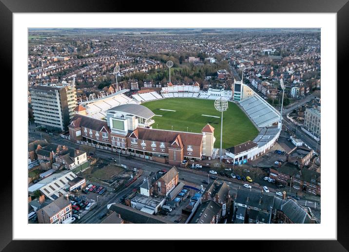 Trent Bridge Framed Mounted Print by Apollo Aerial Photography