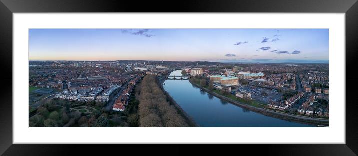Nottingham Skyline Framed Mounted Print by Apollo Aerial Photography