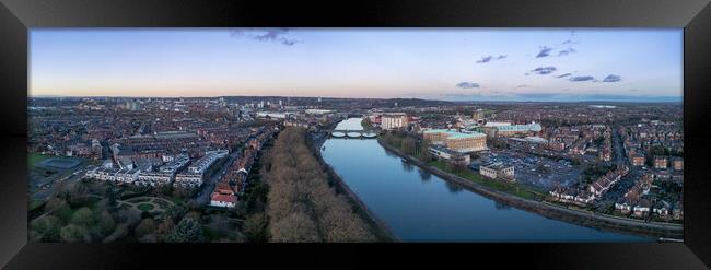 Nottingham Skyline Framed Print by Apollo Aerial Photography