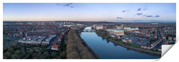 Nottingham Skyline Print by Apollo Aerial Photography
