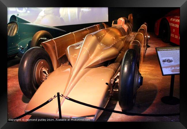 1929 Irving-Napier Special ‘Golden Arrow’ Framed Print by Ray Putley