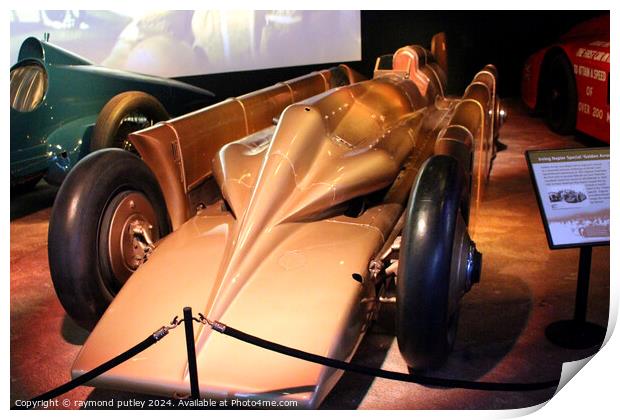1929 Irving-Napier Special ‘Golden Arrow’ Print by Ray Putley