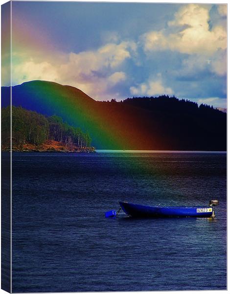 A Rainbows Moment Canvas Print by Laura McGlinn Photog