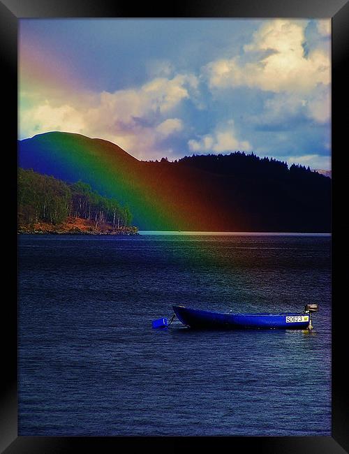 A Rainbows Moment Framed Print by Laura McGlinn Photog