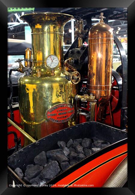 1907 Gobron Brillié Fire Engine Framed Print by Ray Putley