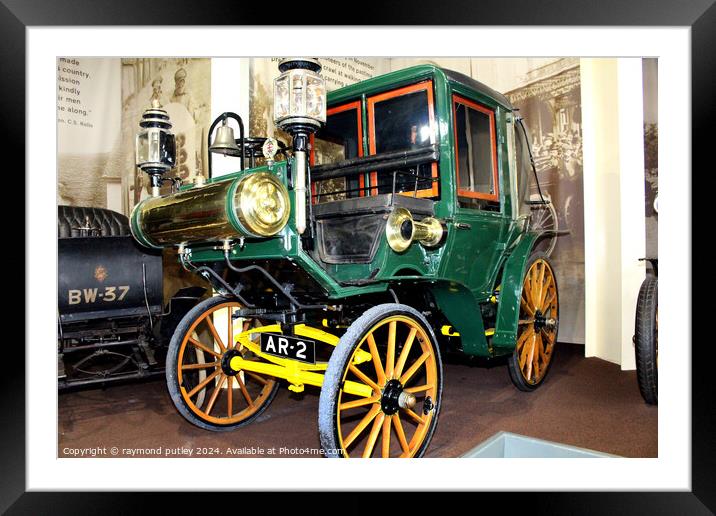 1898 Daimler Cannstatt Framed Mounted Print by Ray Putley