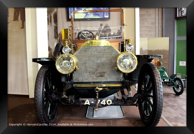 Car at Beaulieu motor museum Framed Print by Ray Putley