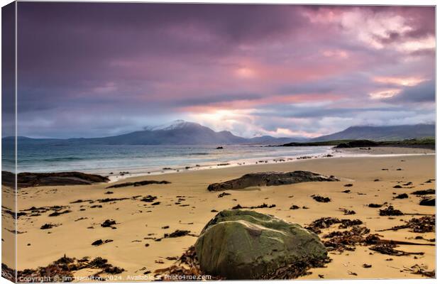 After the storm in Connemara, Ireland Canvas Print by jim Hamilton