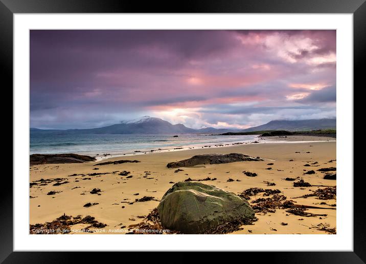 After the storm in Connemara, Ireland Framed Mounted Print by jim Hamilton