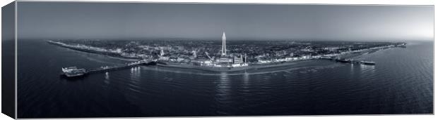 Blackpool Panoramic Canvas Print by Apollo Aerial Photography
