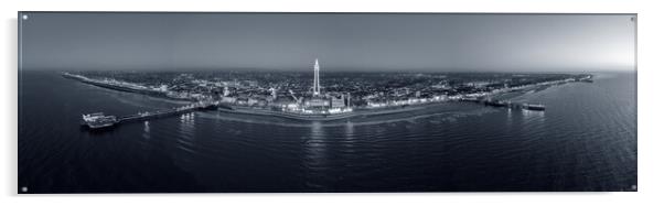 Blackpool Panoramic Acrylic by Apollo Aerial Photography