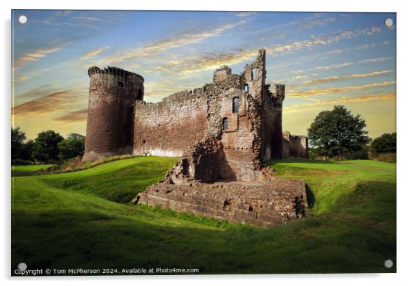 Bothwell Castle Acrylic by Tom McPherson