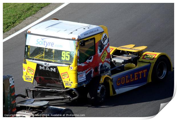 British Truck Racing. Print by Ray Putley