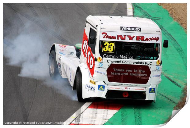 British Truck Racing. Print by Ray Putley