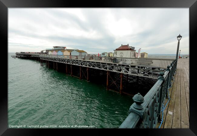 Hastings Seafront - Pier Framed Print by Ray Putley